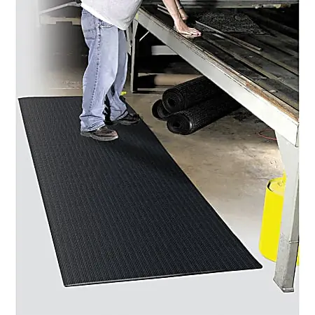 Certified Realspace&reg; Anti-Fatigue Vinyl Floor Mat, 27" x 36", Charcoal