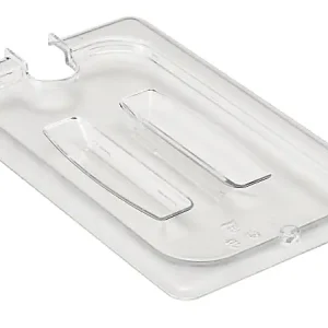 Cambro Camwear 1/4 Notched Food Pan Lids With Handles, Clear, Set Of 6 Lids Big Sale