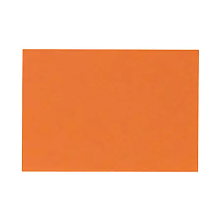 Today Only LUX Flat Cards, A6, 4 5/8" x 6 1/4", Mandarin Orange, Pack Of 250