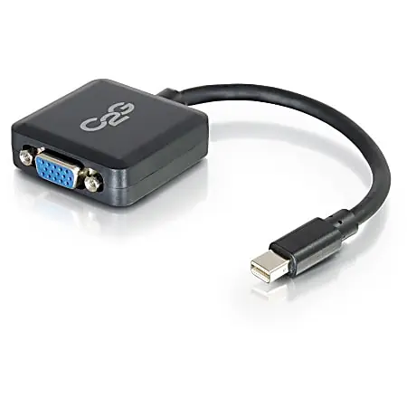 Low Price C2G Mini DisplayPort to VGA Adapter - 8in - Active - M/F - Mini DisplayPort/VGA- 54315