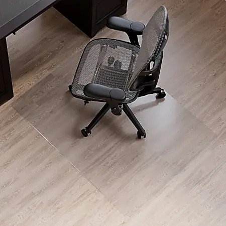 Realspace&trade; Hard Floor Chair Mat, 36" x 48", Clear Hot Picks