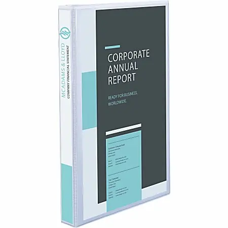 Avery&reg; Durable Legal Reference 3-Ring Binder, 1" Round Rings, White/Clear Price Drop