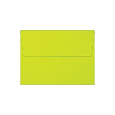 LUX Invitation Envelopes, A7, Peel & Stick Closure, Wasabi, Pack Of 50 Price Cut
