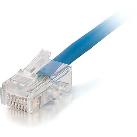Price Drop C2G 50ft Cat5e Non-Booted Unshielded (UTP) Network Patch Cable (Plenum Rated), Blue, 15248