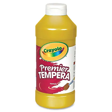 Bargain Crayola Premier Tempera Paint - 1 Color(s) - Gold - 16 fl oz - 1 Each