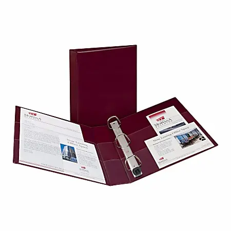 Low Price Avery&reg; Heavy-Duty 3-Ring Binder With Locking One-Touch EZD&trade; Rings, 5" D-Rings, 45% Recycled, Maroon