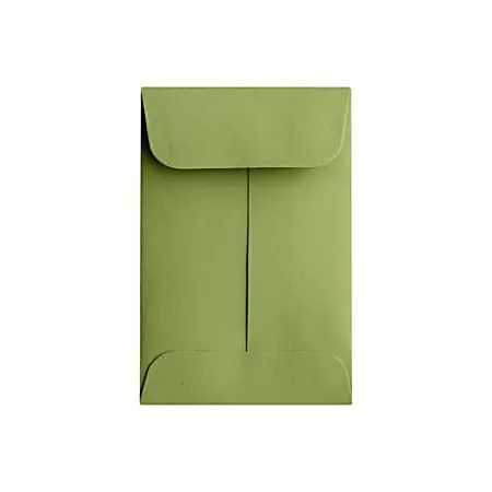 LUX Coin Envelopes, #1, Gummed Seal, Avocado Green, Pack Of 500 Affordable