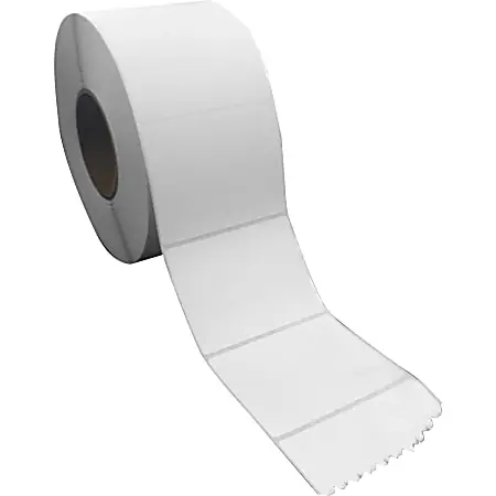 Big Sale Sparco Direct Thermal Labels, SPR74989, Rectangle, 4"W x 3"L, White, Box Of 7,600
