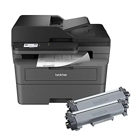 Brother MFC-L2820DW XL Wireless Compact Monochrome All-in-One Laser Printer with up to 4,200 pages of toner included Special Discount
