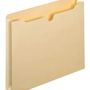 Pendaflex&reg; File Pockets, Reinforced, Expanding, Letter Size, Manila, Pack Of 10 Clearance