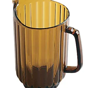 Clearance Cambro Camwear&reg; Pitchers, 60 Oz, Amber, Pack Of 6 Pitchers