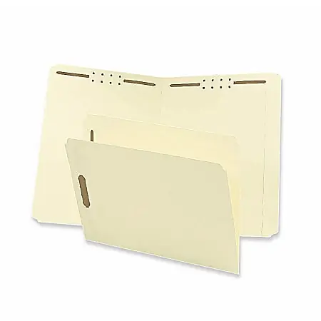 Secure Checkout Sparco Straight-Tab 2-Ply Fastener Folders, Letter Size, 2 Fasteners, Manila, Box Of 50
