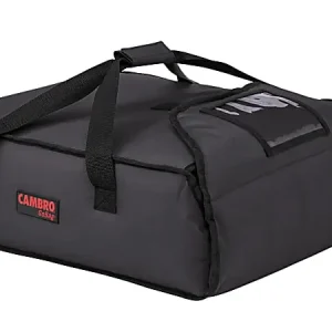 Cambro Standard Pizza GoBags, For 2 Boxes, 6 1/2" x 16 1/2" x 18", Black, Set Of 4 GoBags Mega Sale