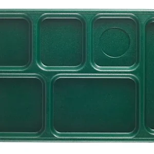 Last Chance Cambro Co-Polymer&reg; Compartment Trays, Sherwood Green, Pack Of 24 Trays