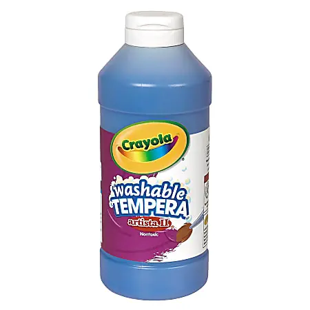 Crayola&reg; Artista II&reg; Tempera Paint, 16 Oz, Ultra Blue Seasonal Sale
