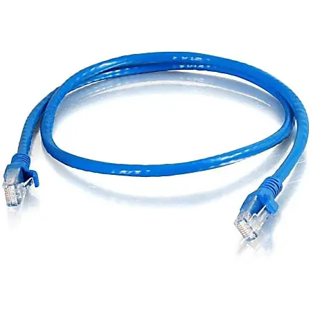 C2G 75ft Cat6 Snagless UTP Unshielded Ethernet Network Patch Cable (TAA) - Blue - Patch cable - TAA Compliant - 10321 Handmade