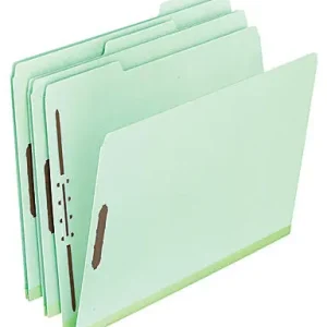 Pendaflex&reg; Pressboard File Folders, 2" Expansion, Legal Size, Green, Box Of 25 Limited Time