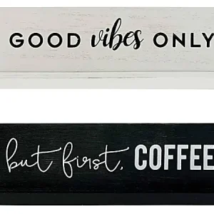Best Price Realspace&reg; Decorative Desk Plaque, 8" x 2-1/2", Assorted Designs