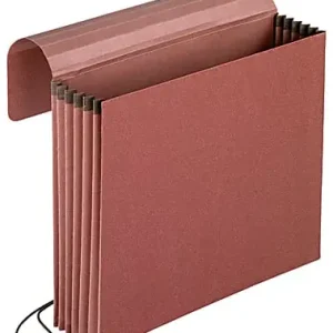 Pendaflex&reg; Redrope Expanding Wallet, 5 1/4" Expansion, Letter Size, Redrope, Pack Of 10 Get Yours