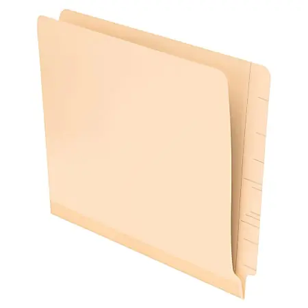 Certified Pendaflex&reg; Reinforced Manila End-Tab Folders, Letter Size, Manila, Box Of 100 Folders