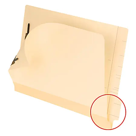 Pendaflex&reg; Laminated Spine End-Tab Folders, Fastener, 2 Partitions, Straight Cut, Letter Size, Manila, Pack Of 50 New Arrival