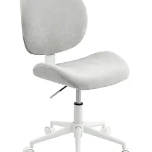 Realspace&reg; Brigsley Fabric Low-Back Task Chair, Gray/White Limited Time