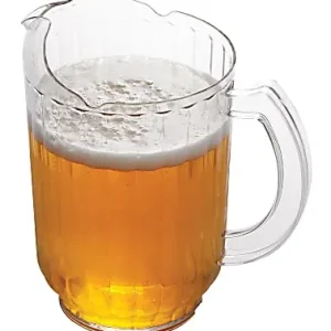 Cambro Camwear&reg; PE600CW135 Pitchers, 60 Oz, Clear, Pack Of 6 Pitchers Fan Favorite