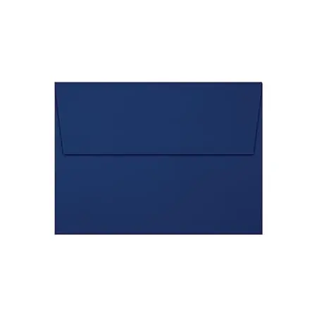 Markdown LUX Invitation Envelopes, A7, Peel & Stick Closure, Gold/Navy, Pack Of 50