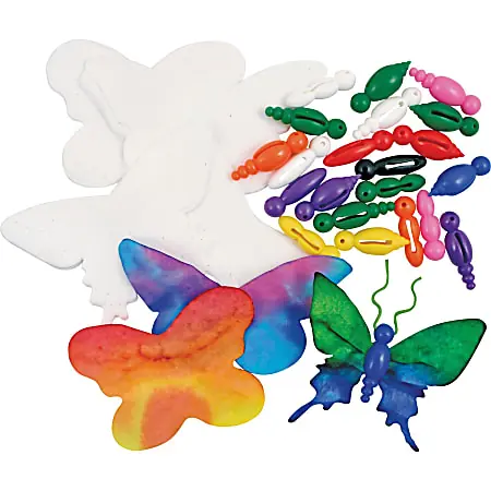 Super Sale Roylco Butterfly Ornaments Kit, Pack Of 75