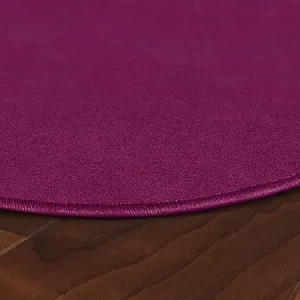 Fast Shipping Flagship Carpets Americolors Rug, Round, 6', Cranberry