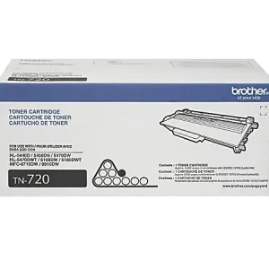 Brother&reg; TN-720 Black Toner Cartridge, TN-720BK Direct From Manufacturer