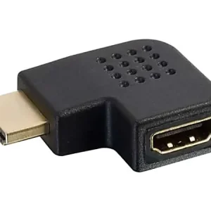 Special Offer C2G Right Angled HDMI Adapter - Left Exit - HDMI right angle adapter - HDMI female to HDMI male - black - right-angled connector