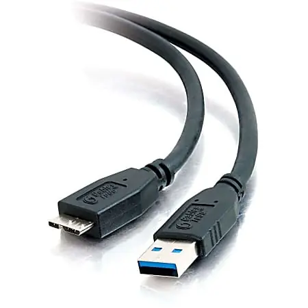 Hot Deal C2G 3m USB Cable - USB 3.0 A to Micro USB B Cable (10ft) - USB Phone Cable - USB cable - USB Type A (M) to Micr - 54178