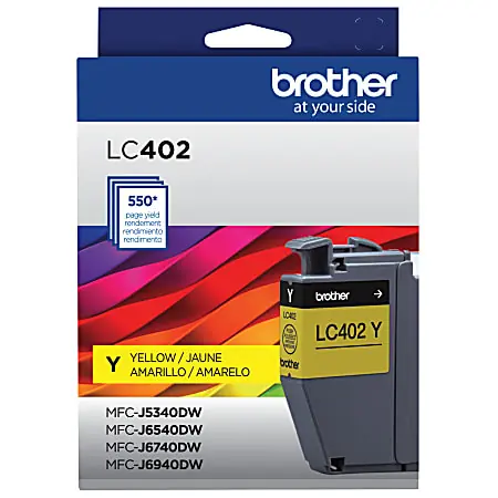 Editor’s Pick Brother&reg; LC402 Yellow Ink Cartridge, LC402Y