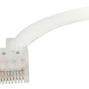 C2G 25ft Cat6 Non-Booted Unshielded (UTP) Ethernet Network Patch Cable - White - Patch cable - RJ-45 (M) to RJ-45 (M) - 25 ft - UTP - CAT 6 - white High Quality