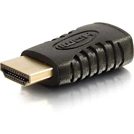 C2G HDMI Mini Female to HDMI Male Adapter - 1 x HDMI Digital Audio/Video Male - 1 x HDMI (Mini Type C) Digital Audio/Video Female - Black Order Now