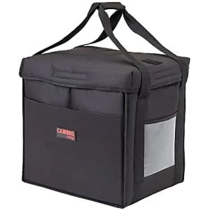 Certified Cambro Delivery GoBags, 12" x 15" x 15", Black, Set Of 4 GoBags