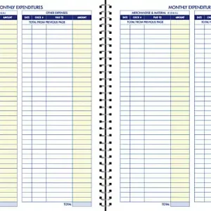Adams&reg; Monthly Bookkeeping Book, 8 1/2" x 11" Place Order