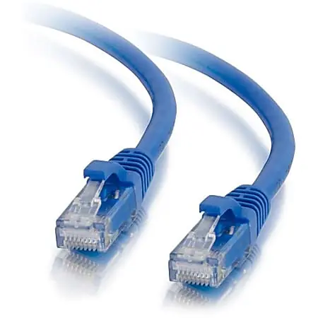 C2G-200ft Cat5e Snagless Unshielded (UTP) Network Patch Cable - Blue - Category 5e for Network Device - RJ-45 Male - RJ-45 Male - 200ft - Blue Clearance