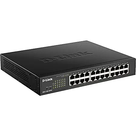 D-Link DGS-1100-24PV2 Ethernet Switch - 24 Ports - Manageable - 2 Layer Supported - Twisted Pair - 1U - Rack-mountable, Desktop High Quality