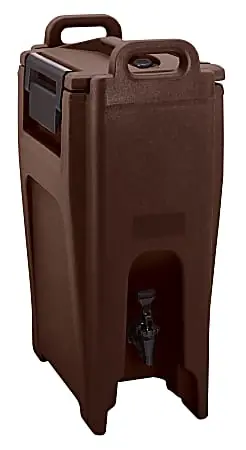Best Choice Cambro Ultra Camtainer Beverage Dispenser, 5 Gallons, Dark Brown