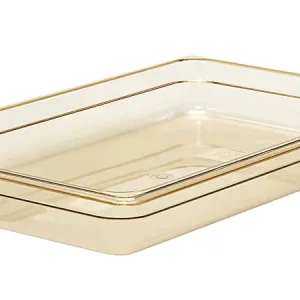 Cambro H-Pan High-Heat GN 1/1 Food Pans, 2"H x 12-3/4"W x 20-7/8"D, Amber, Pack Of 6 Pans Buy Online