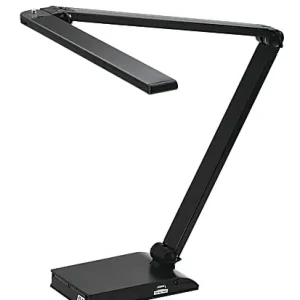 Realspace&trade; Extendable LED Task Lamp, Adjustable, 25"H, Black Bulk Order