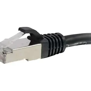 C2G 30ft Cat6 Snagless Shielded (STP) Ethernet Network Patch Cable - Black - Patch cable - RJ-45 (M) to R - 00823 Express Delivery