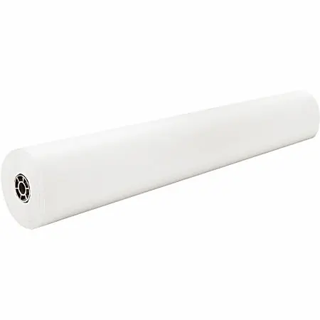Hot Picks Pacon&reg; Rainbow Duo-Finish Kraft Paper Roll, 36" x 1000', White