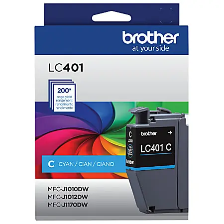 Order Now Brother&reg; LC401 Cyan Ink Cartridge, LC401C