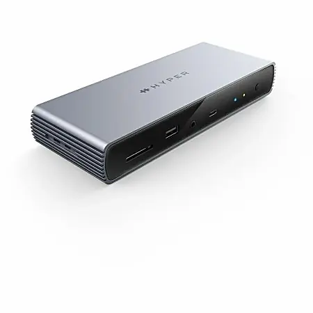 Targus HyperDrive Thunderbolt 4 Docking Station, 2-15/16&rdquo;H x 7-7/8&rdquo;W x 1-1/4&rdquo;D, Silver, HDTB4D-US Hot Deal