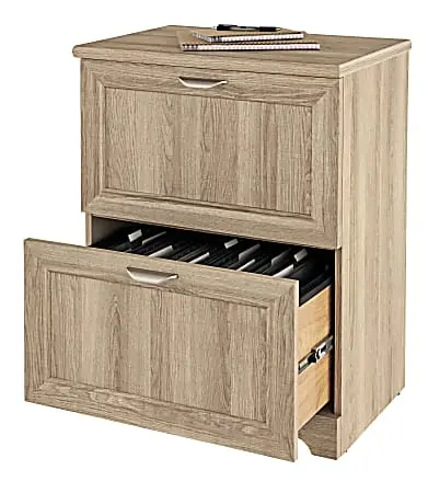 Latest Realspace® Magellan 23-1/2"W x 16-1/2"D Lateral 2-Drawer File Cabinet, Blonde Ash