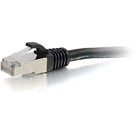 Super Sale C2G-20ft Cat6 Snagless Shielded (STP) Network Patch Cable - Black - Category 6 for Network Device - RJ-45 Male - RJ-45 Male - Shielded - 20ft - Black