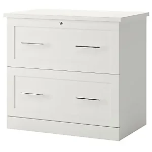 Best Seller Realspace&reg; 29-7/16"W x 18-1/2"D Lateral 2-Drawer File Cabinet, White